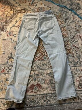 Abercrombie & Fitch Light Blue Straight-Leg Jeans